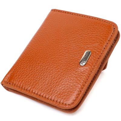 Small Women's Wallet Made of Genuine Leather Flotar CANPELLINI 21796 Light Brown