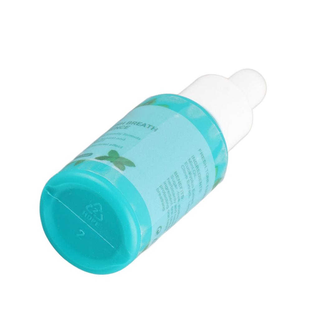 Breath Freshen Serum Men Women Mild Mint Bad Breath Eliminating Treatment Serum for Oral Care 30ml