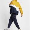 Nike Zip-Up Knitted Color-Block Sports Windbreaker Men Jackets Yellow AR3132-728