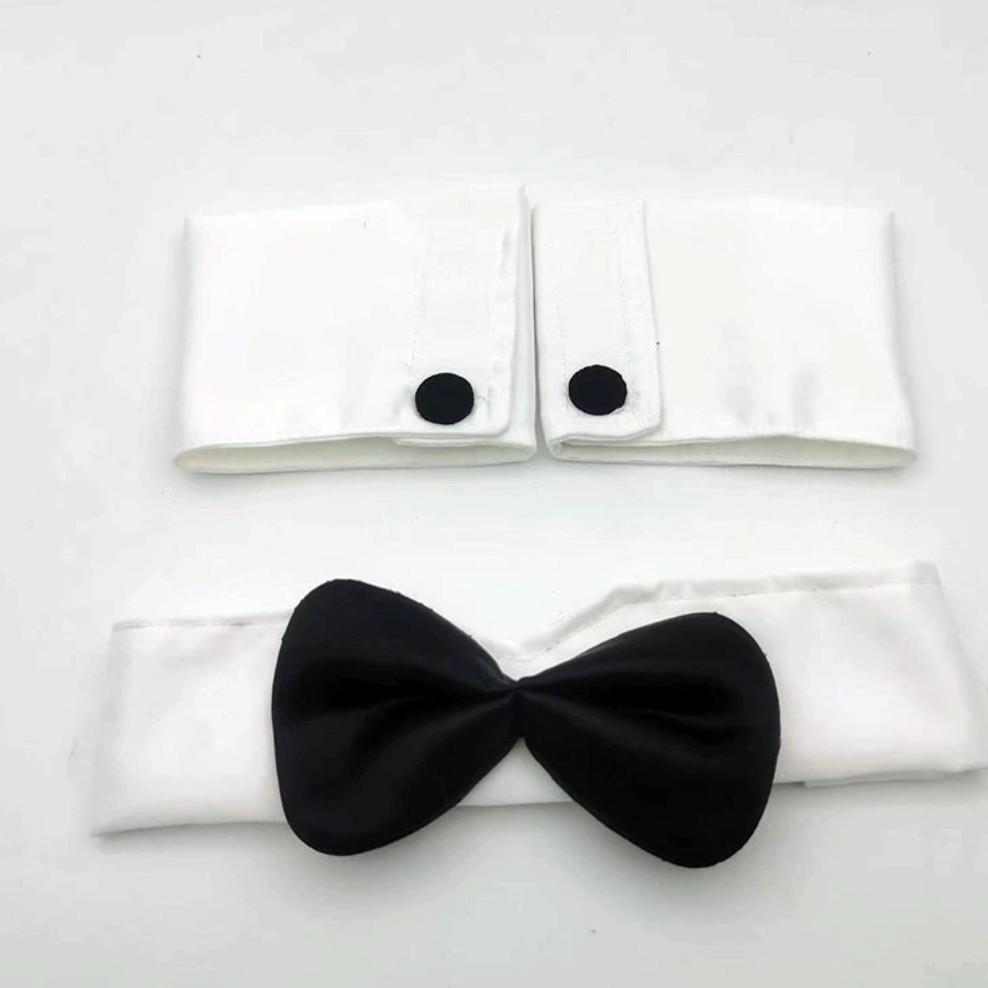 Hasenmädchen Oster & Halloween Stirnband Set - Maskerade Kleine Hasenohren