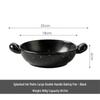 ZISIZ Matte Ceramic Baking Bowl Set