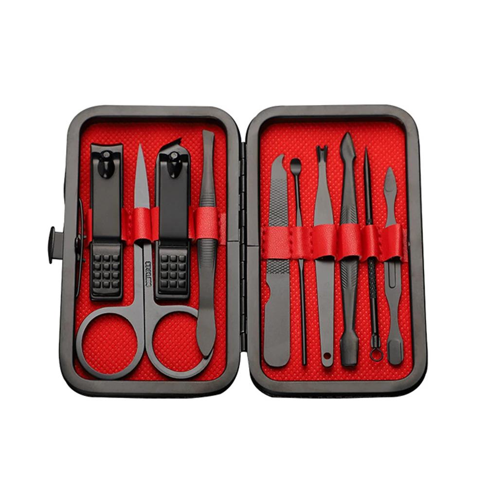 

7/10pcs Nail Cutter Pedicure Scissors Set Carbon Steel Manicure Nail Tool Set Portable Convenient for Women Man Beauty Products