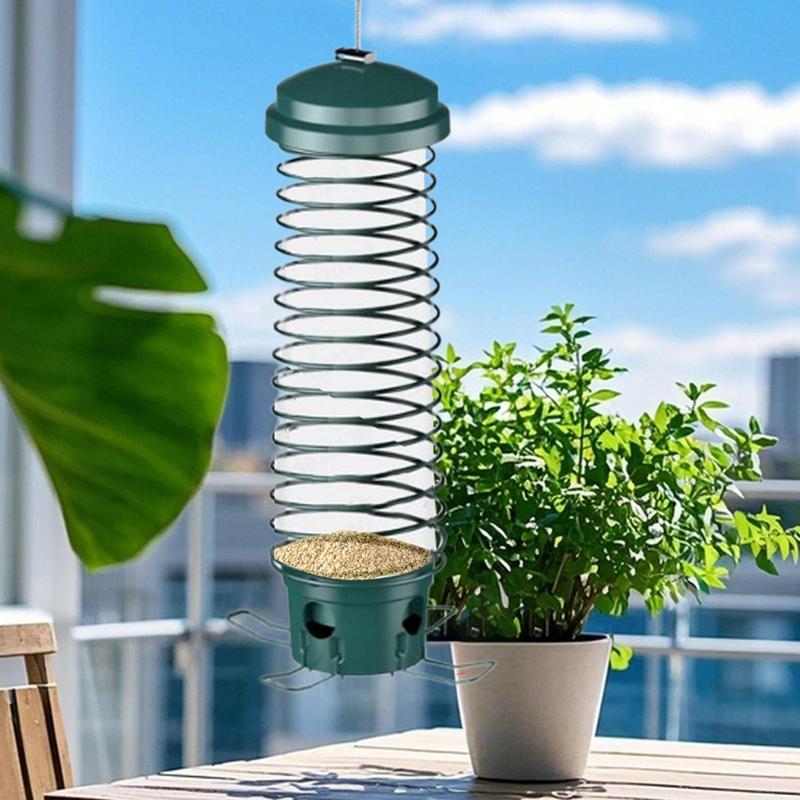 Bird Feeder Bluebird Food Dispenser Outdoors Hangable Birdfeeders Weatherproof Food Holder For Women Mom Grandma Bird Lovers