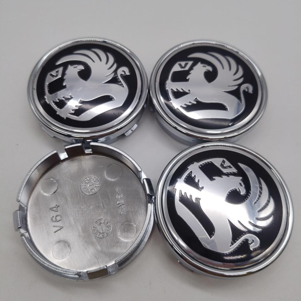 ASI1 4Pcs 64MM Vauxhall Emblem Badge Logo Car Wheel Center Hub Modification Accessories Compatible for XC60 XC90 V60 S60 V50 V40 XC40 XC70 S70
