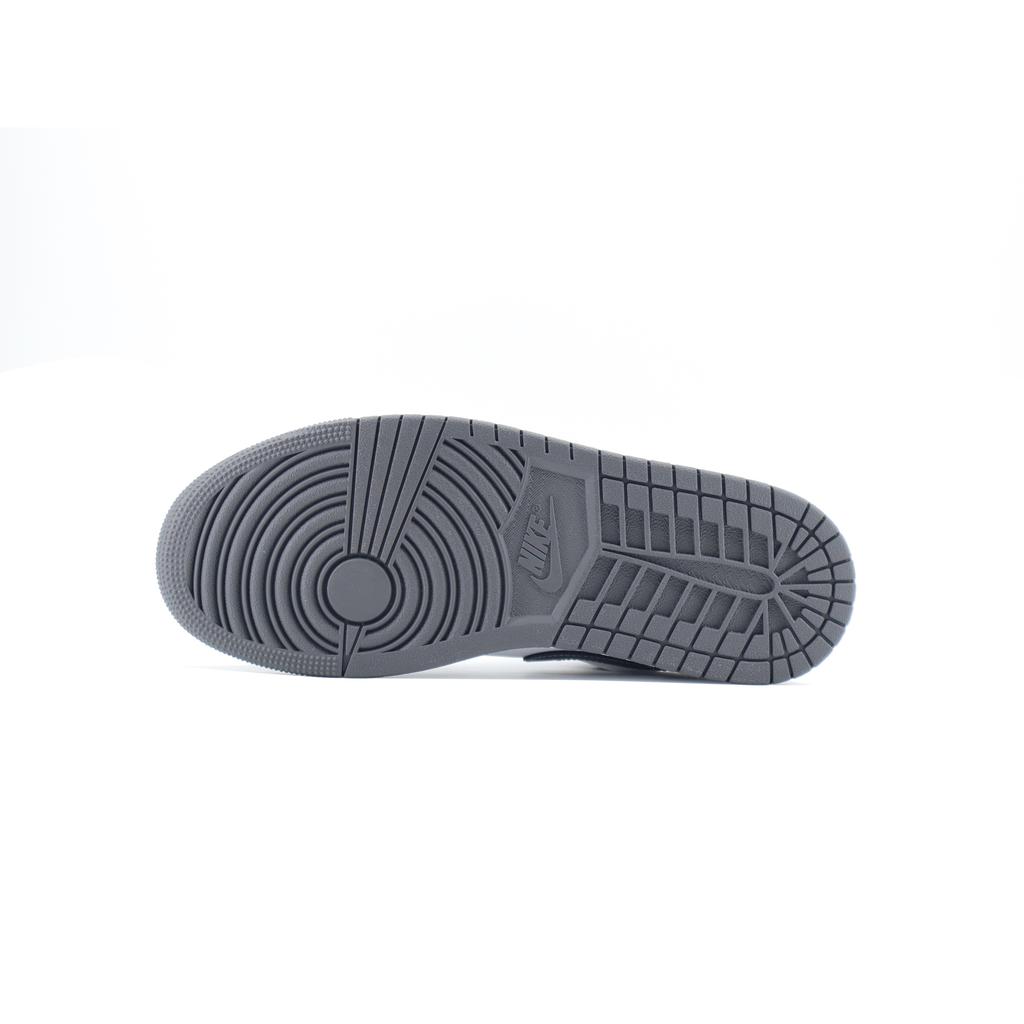 Jordan Air Jordan 1 Low Abrasion Resistant Low top Vintage Basketball Shoes Unisex Gray Blue 553558-044(Team448-)