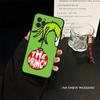 C-Christmas G-Green M-Monsters Phone Case For IPhone 16 15 8 7 6 6S Plus X SE XR XS 14 11 12 13 Mini Pro Max Mobile Case