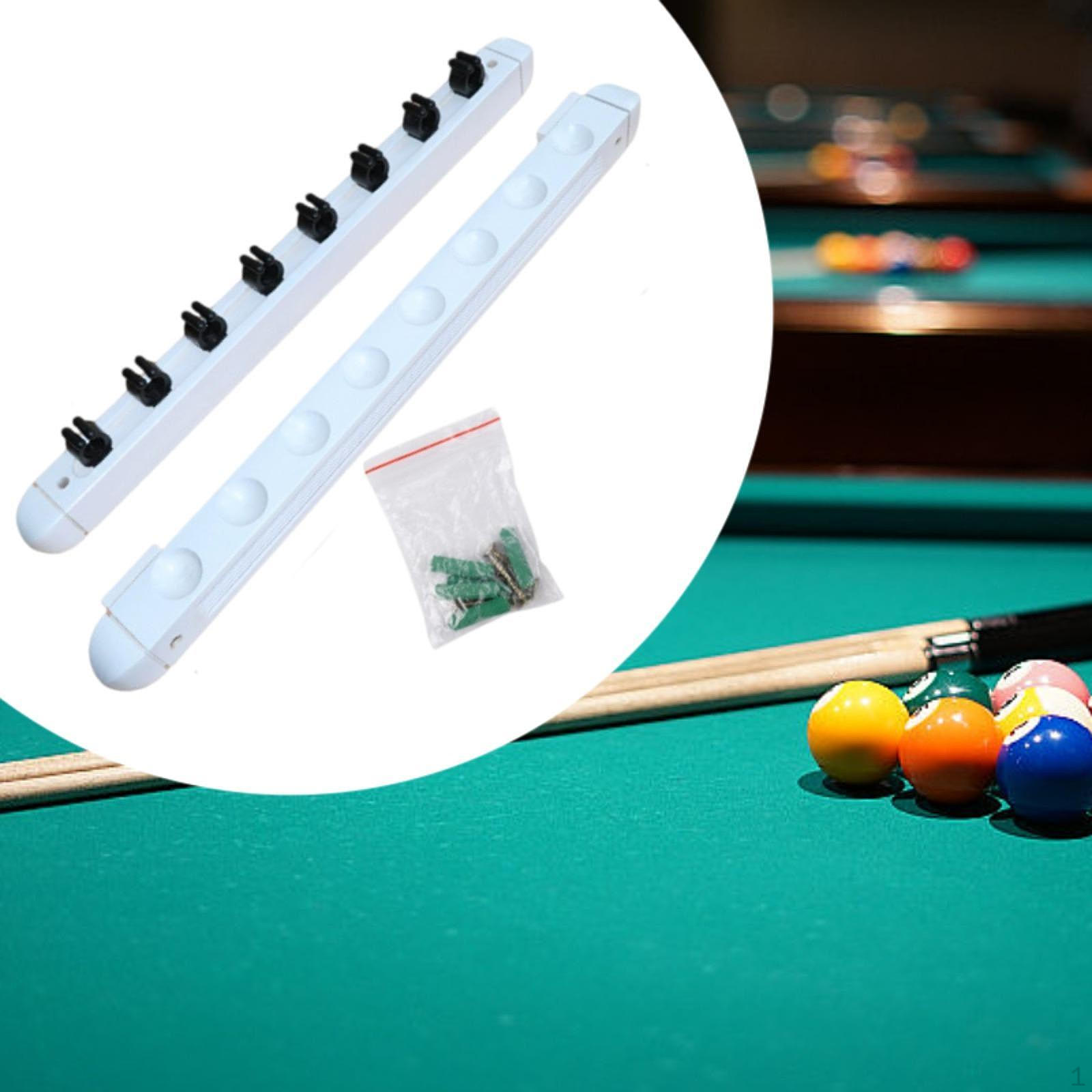 

Подставка для бильярдного кия Профессиональный практичный органайзер для удочек Держатель для палочек белый