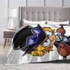 Trickcal Chibi Go Chibi sabo Warm Soft Blanket Kids Adult Plush Bedding Throws Fluffy Bedroom Flannel Bedspread Sofa Bed Cover