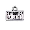 Charms Rectangle Tags Badges Friendship Pendants Minimalist Jewelry Components QC104