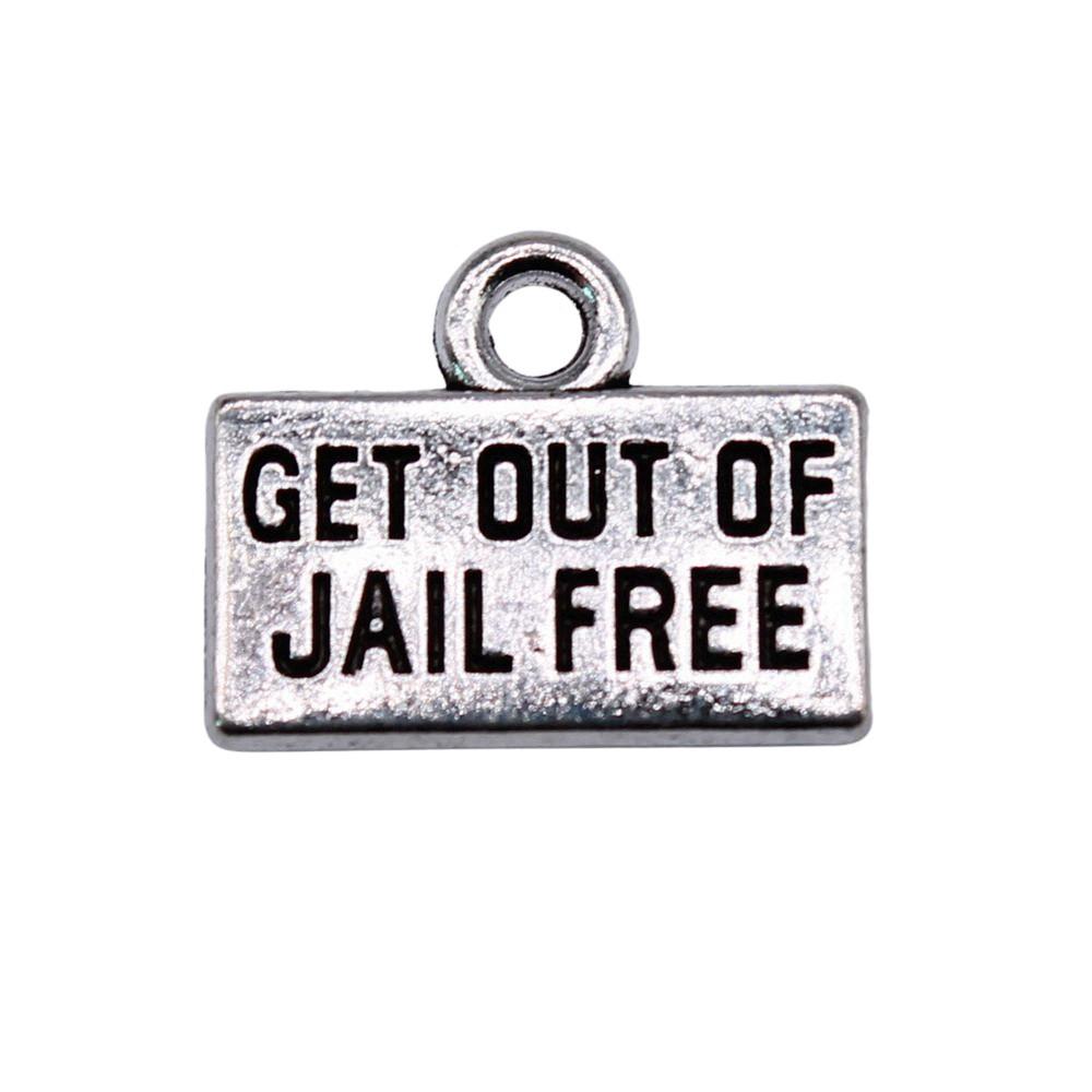 Charms Rectangle Tags Badges Friendship Pendants Minimalist Jewelry Components QC104