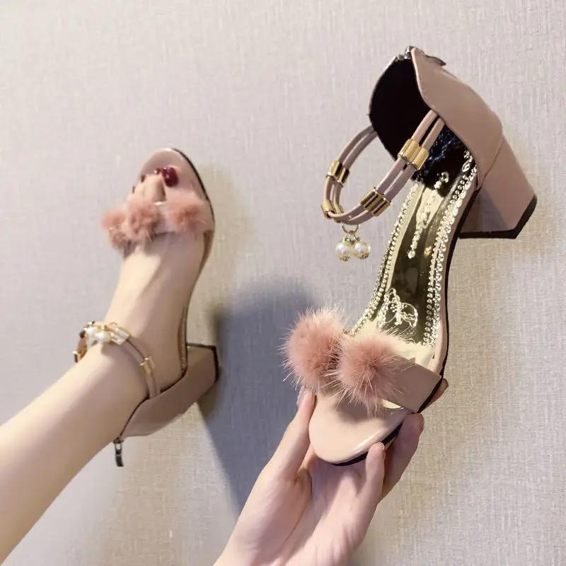 

Fashion Open Toe Zip Sandals for Women Cheap Liquidation Vintage Original Luxury 2025 Sales The Best Shoe Vip On Sale Offer Woman Shoes 40