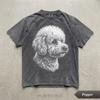 Vintage Goldendoodle Dog Graphic Tee, Comfort Colors® Goldendoodle Lover Tshirt, Dog Mom Gift, Pet Art Gift For Her, Dog Shirt Gift Idea