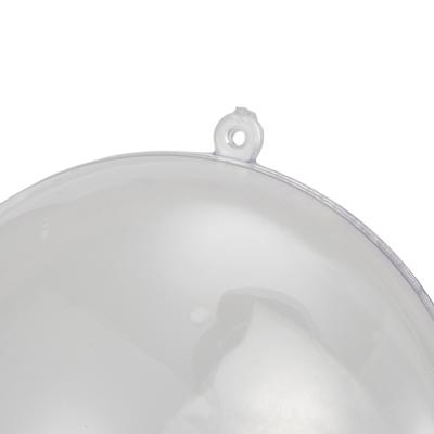 Reusable Plastic Christmas Ball Transparent Ornament 10 PCS Diameter 7/9/11 Cm Strong Sealing Opening and Closing Design