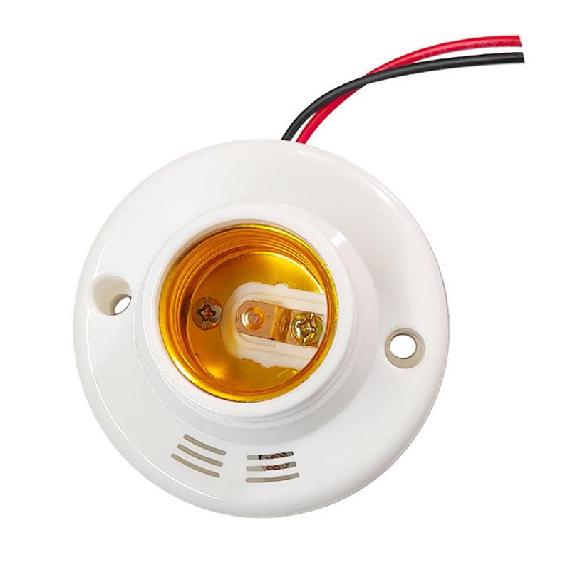 

E27 Base PIR Motion Detector Wall Lamp Holder Socket LED AC 220V Automatic Human Body Infrared PIR Sensor Bulb Light