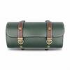 Motorcycle Side PU Leather Tool Retro 22cm Wide Bag, Bag, Handlebar/Seat Bag, Style, (Green)