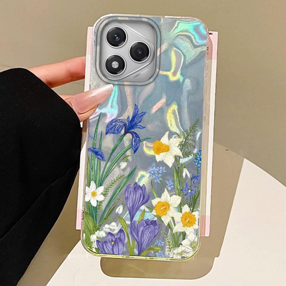 Summer Pink Rose Flowers Phone Case for Honor 400 200 Smart Pro Magic7 6 5 Lite X9a X9c X8b X8a X8c X7c Silicone TPU Shell Cover