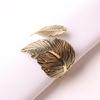 4PCS Metal Napkin Rings,Simple Ring Models Napkin Buckle, Wedding Napkin Holder,for Dining Room Family Dinner Table Decor