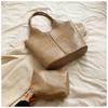 Large Capacity Handbags For Women  New Retro Versatile Commuting Tote Bag Simple Solid Color Versatile One Shoulder Bags