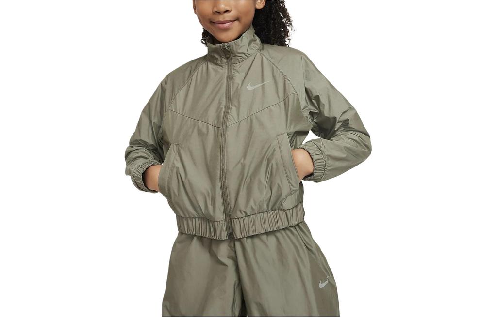 Nike Jackets & Coats Kids' Apparel Loose Jacket Olive Kids' FN8656-222