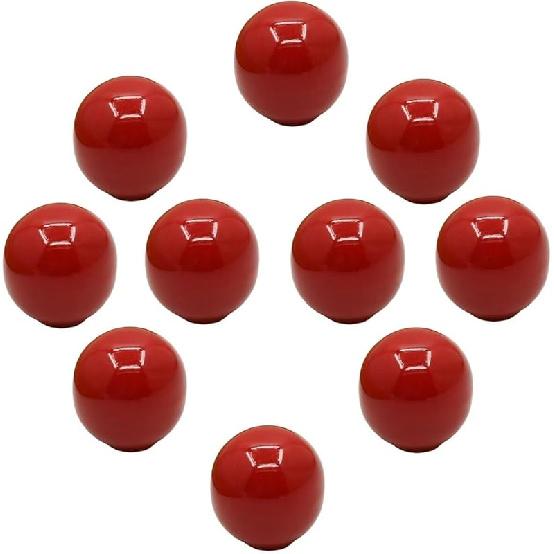 10 Pcs Vintage Colorful Ceramic Door Drawer Handles, 33mm Round Drawer Knobs, Furniture Knobs, Door Knobs, Ball Shape Furniture Handles for