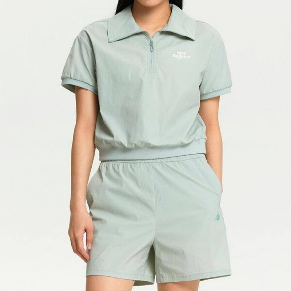 

NeW Balance W Frozen Woven Collar Half Zip nbnfe3W612 41 085/size