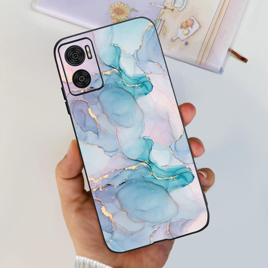 For Motorola Moto E22 Case Moto E22i New Fashion Painted Back Cover Soft Silicone Phone Case For Moto E22s E22i MotoE22 I Fundas