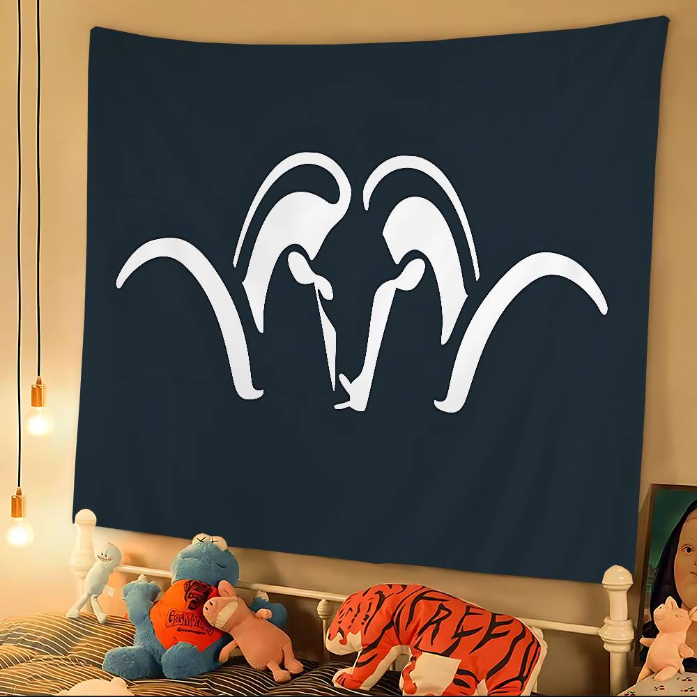 Blaser Logo Tapestry Art Printing Japanese Wall Tapestry Anime Wall Hanging Home Decor