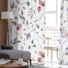 Autumn Thanksgiving Leaf Plants Sheer Curtains for Kids Bedroom Living Room Voile Window Curtains Tulle Drapes