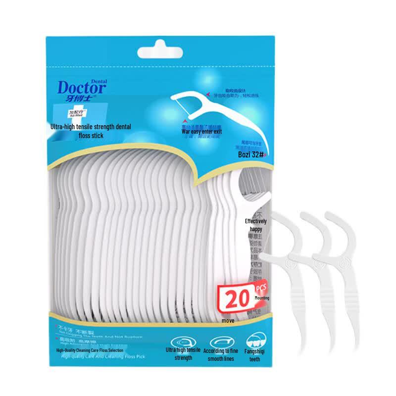 Dr. Tooth Plus High Tension Dental Floss Sticks