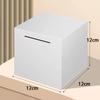 Cannot Be Opened Portable For /Adults Stainless Steel Cube Safe Box Piggy Bank Money Savings Bank Money Bank Box