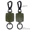 Retractable Key Chain Key Holder Reel with Carabiner 23'' Steel Retractable Cord