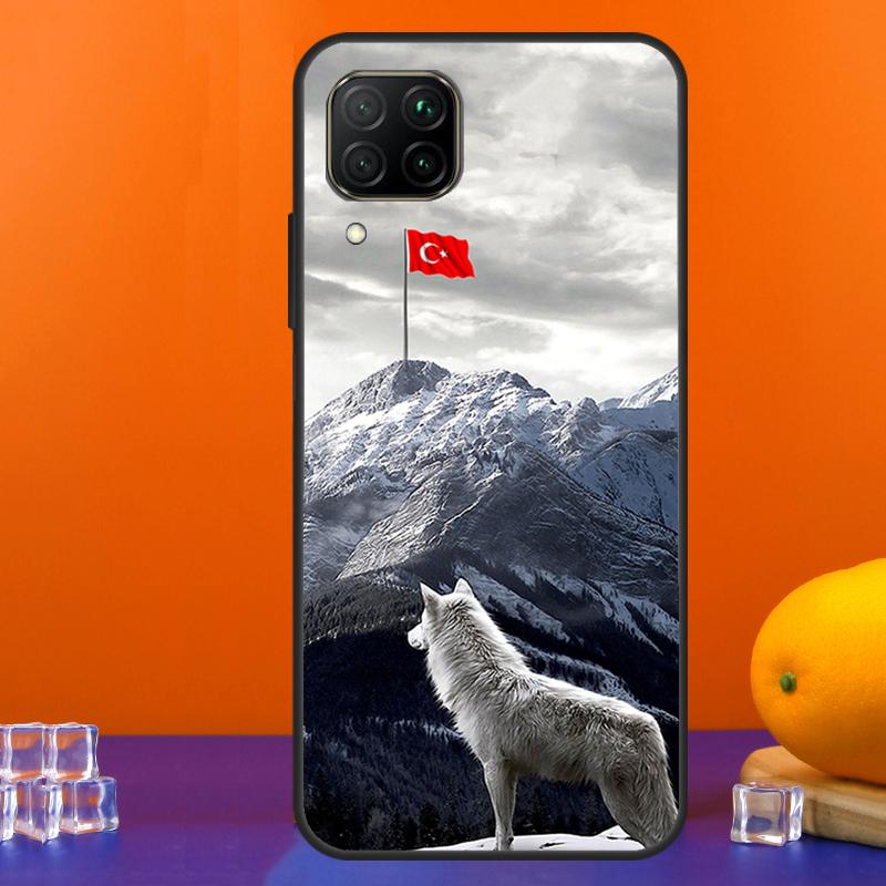 Turkey Wolf Mustafa Kemal Atatürk For Huawei Nova 12s 12i 11i 8i 9 10 SE Y91 Y90 Y60 Y70 Y72 Y61 P20 P40 Lite P30 P60 Pro Case