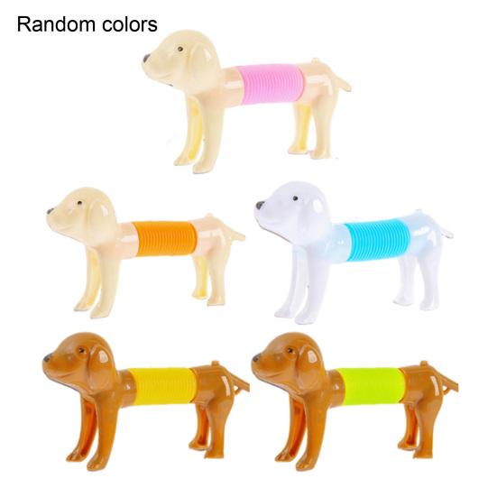5/10/15/20 ks Teleskopická trubička pro úlevu od stresu Hračka pes jezevčík Flexibilní trubička Fidget hračka Kroucení Protahování Senzorická trubička Party drobnosti