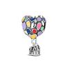 Charms 925 Silver Golden Lucky Star Ballet Shoe Heart Bead Pendant Charms Fit Bracelet Necklace Womens Jewelry