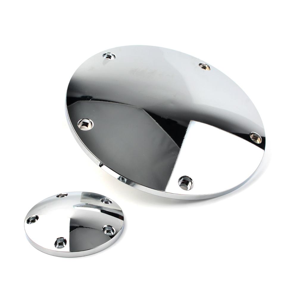 5-Hole Smooth Domed Derby Timing Timer Cover for Harley Heritage Softail Road Glide Custom FLTRX & for '99-'17 Dyna