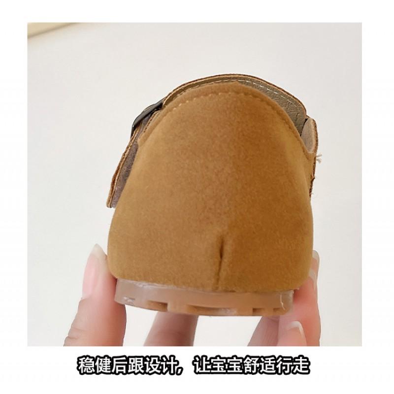 Kids Soft Sole Leather-Look Loafers Toddlers Children Breathable Casual Shoes Fall