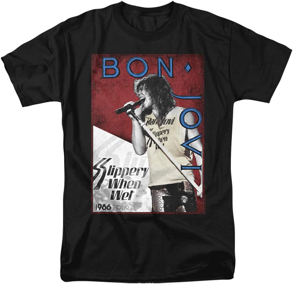 Bon Jovi Slippery When Wet 1986 Tour T-shirt M