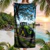 John Deere Mode Strandlaken Draagbaar Zacht Sneldrogend Handdoek Voor Zwemmen Kamperen Vakantie Gebruik