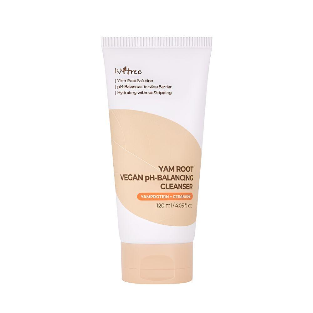 

ISNTREE Yam Root Vegan Low pH Cleanser 120ml Gentle Hydrating Facial Cleanser for Sensitive Skin