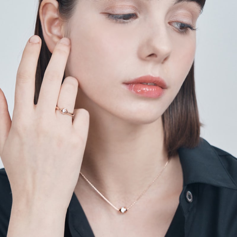 ELLE Jewelry Vivid Cubic Bullet Ring ELBRWR135