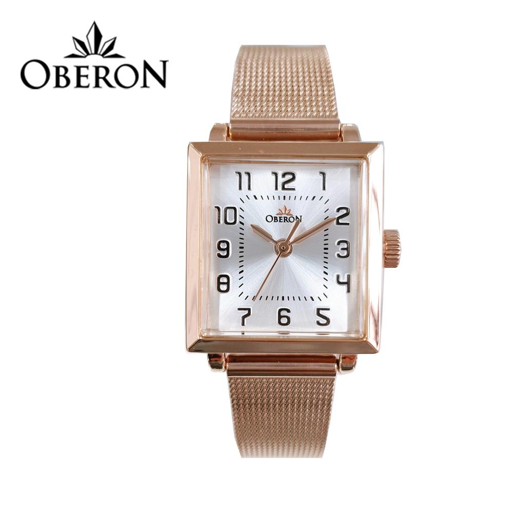 Obelon Women'S Fashion Band Watch Ob-604 Rgwt