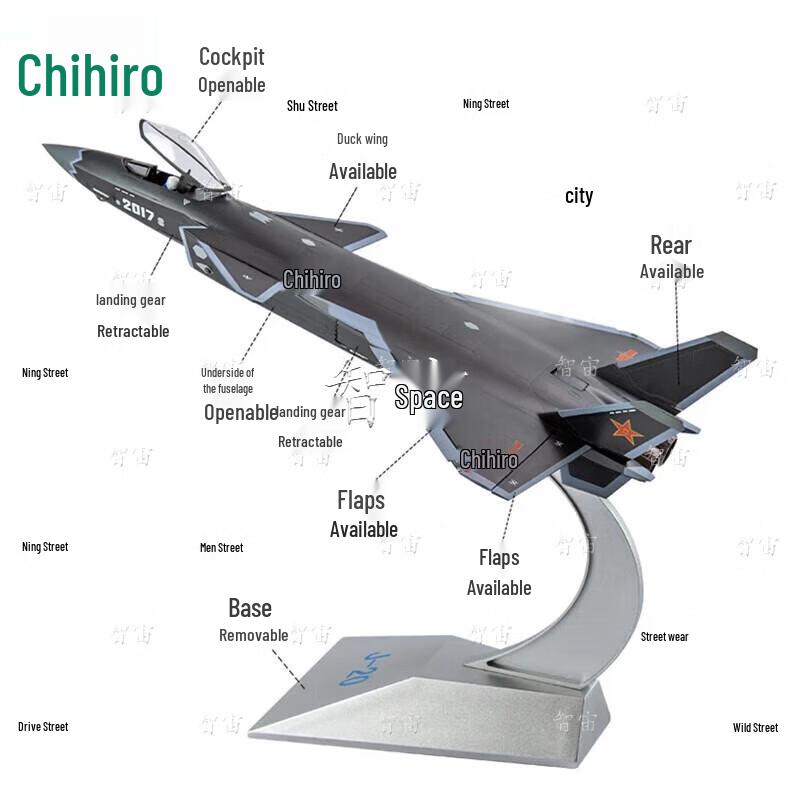 1:48 Scale Alloy Fighter Jet Model