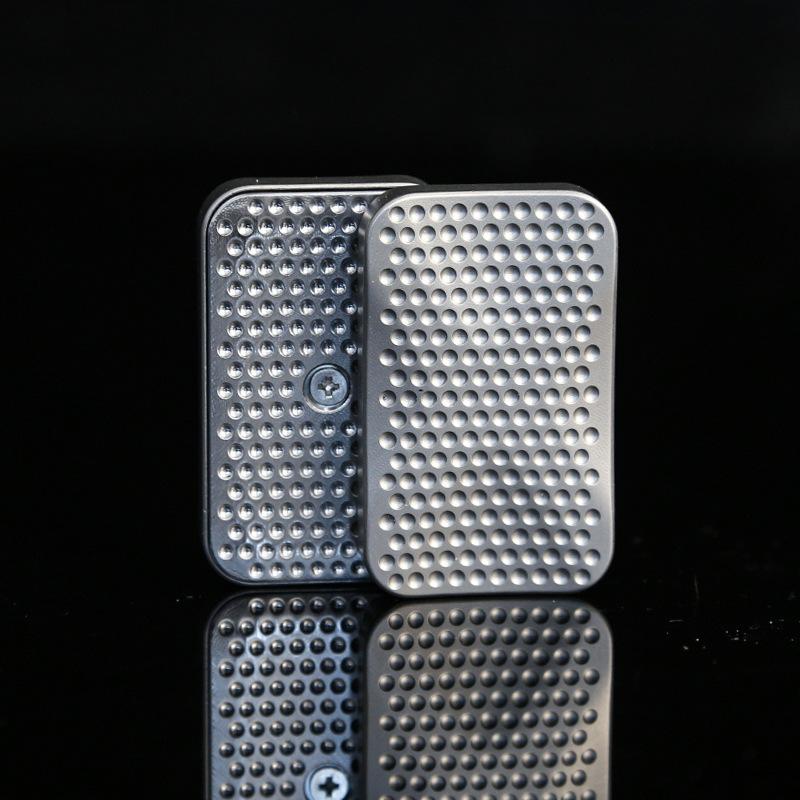 Mechanischer Schieber Fidget Magnetische Druckkarte Schiebeplatte Haptische Münze EDC Metall Sensorische Stressabbau Spielzeuge Angst lindern