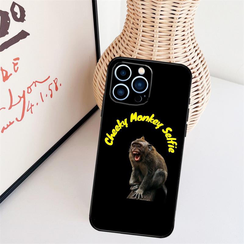 

Monkey Sipping Capri Meme Phone Case For iPhone 17 Pro Max 16 15 11 12 13 14 Pro Max mini 15 16 Plus 16e 17 Air Cover iPhone 15Pro MAX