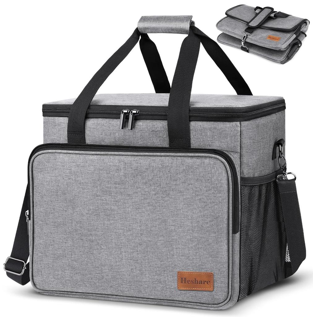 Large Capacity 30L Cooler Box, Water-Resistant, Abrasion-Resistant, 4-Layer Insulated, Leak-Resistant, Foldable, Lightweight, 3-Way Design, Soft