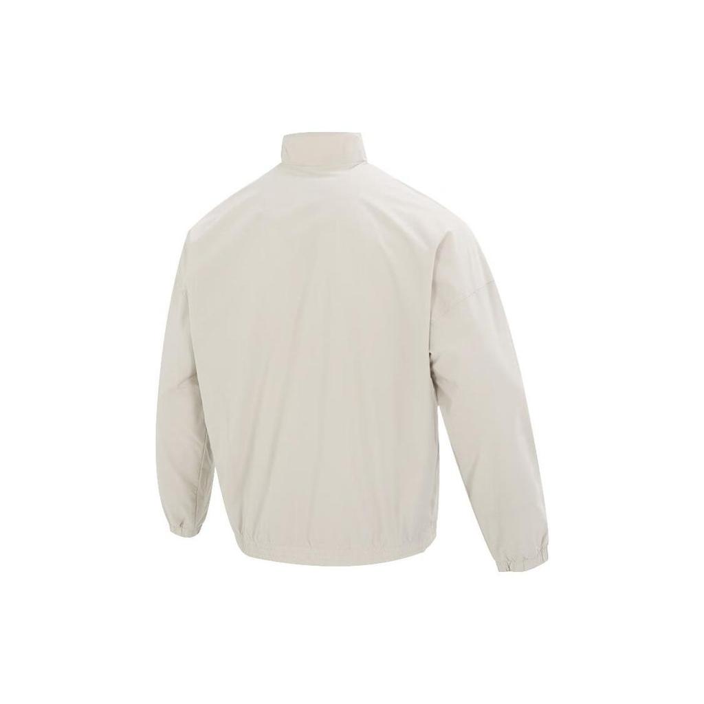 Adidas Solid Color Sports Casual Windbreaker Jacket Men Outerwear Khaki IP4953