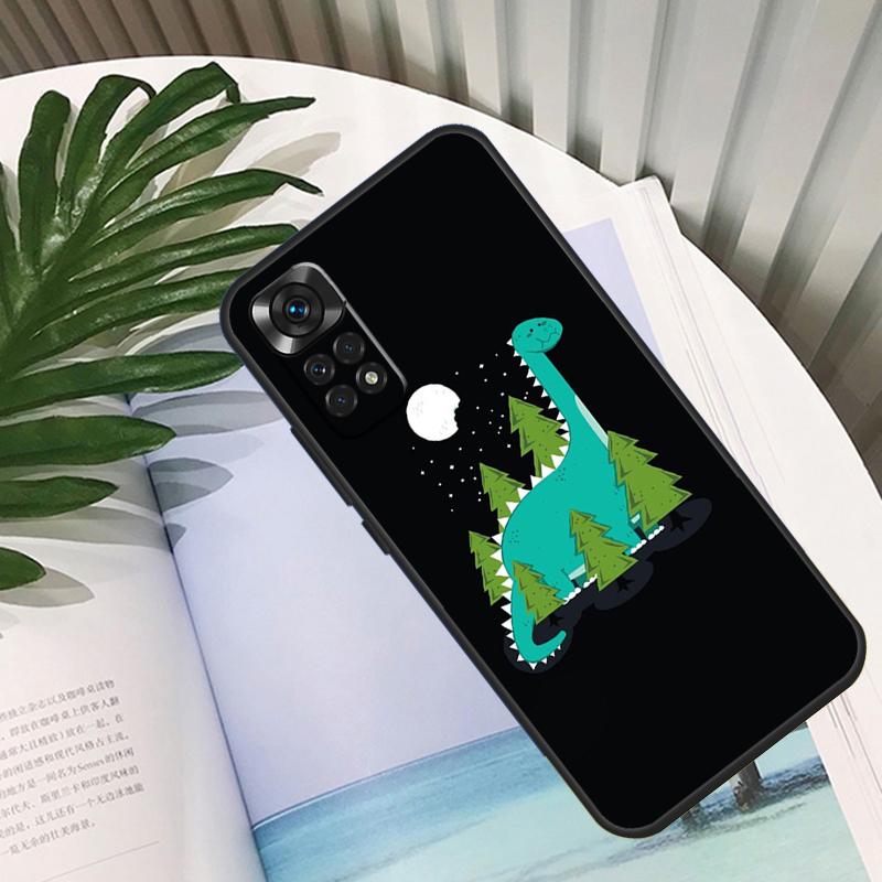 Cute Dino Aesthetic Dinosaur Funda For Xiaomi Redmi Note 14 13 10 11 12 15 Pro Plus Case For Redmi 15 13C 12C 10C 14C 15C