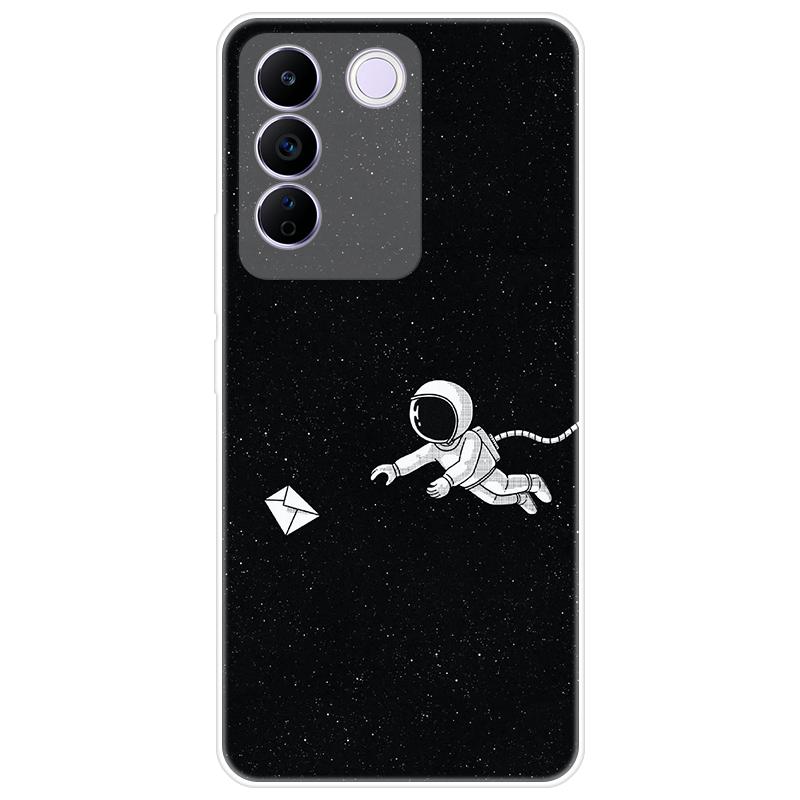 For Vivo V27e V 27e Case Soft Silicone Back Cover Cartoon Phone Case Diversification