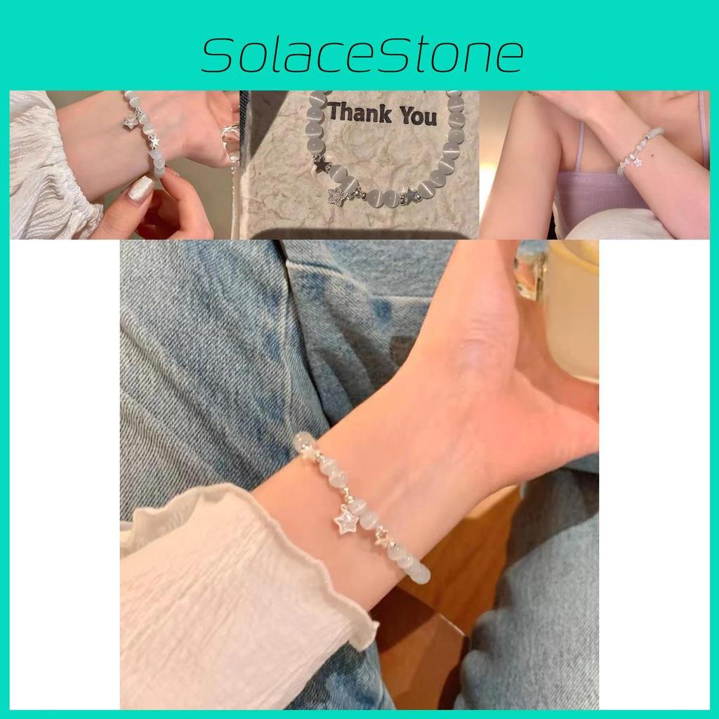 New Chinese Geometry Star Bracelet For Women Small Fresh Elastic Rope Design