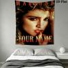 Custom Madonna Wall Hanging Printed Fabric Blanket Decorative Tapestries for Bedroom Living Room Home Decor